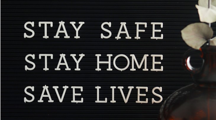 stay home save lives