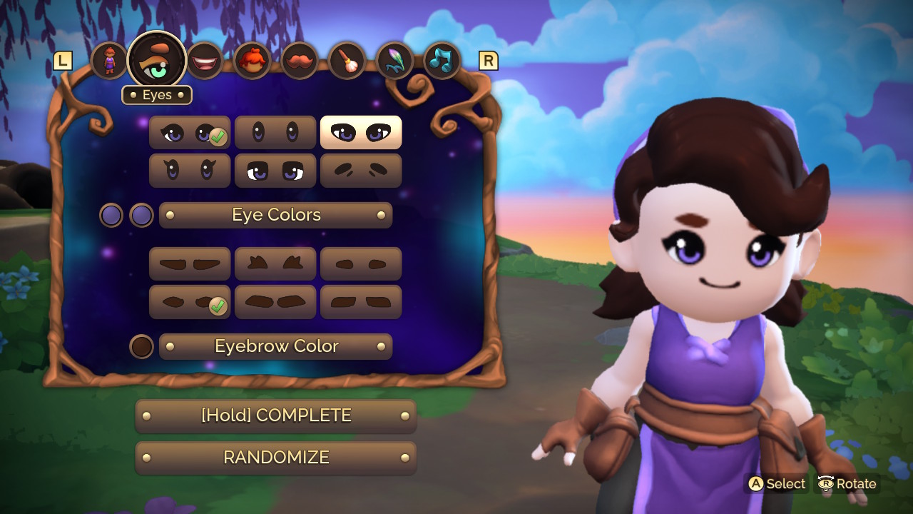 creating a character in fae farm