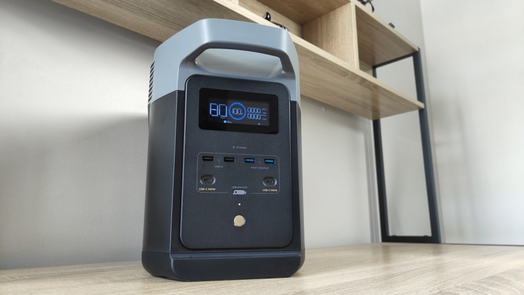 ecoflow delta 2 on a table